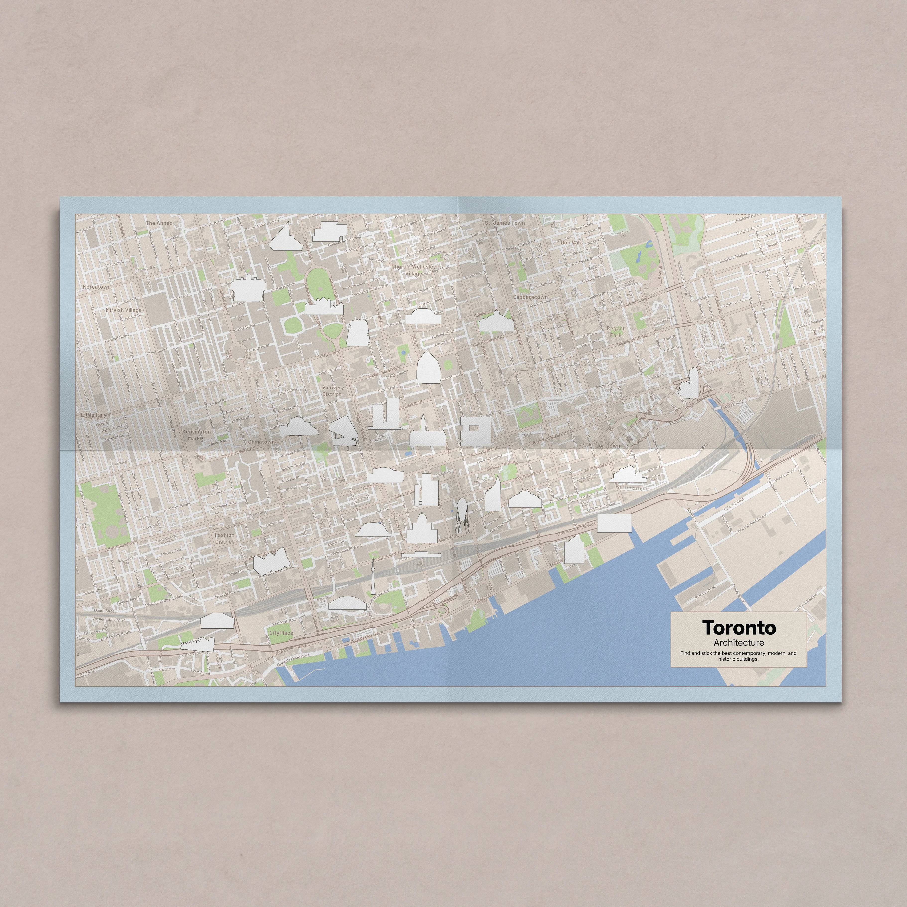 Toronto Sticker & Map Set - Image 3